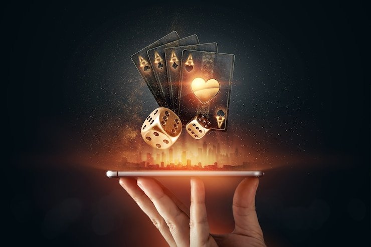 Antarmuka permainan Gaple Online di platform maxbet88 dengan visualisasi kartu domino